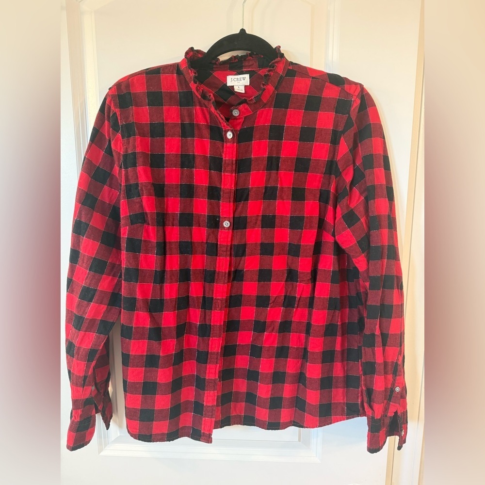 J. Crew women’s flannel - Picture 8 of 8